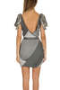 Coven Silver Beaded Dress - Gray - Thumbnail 3