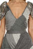 Coven Silver Beaded Dress - Gray - Thumbnail 5
