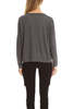 Crossley Oversized V Neck Sweater - Grey - Thumbnail 3