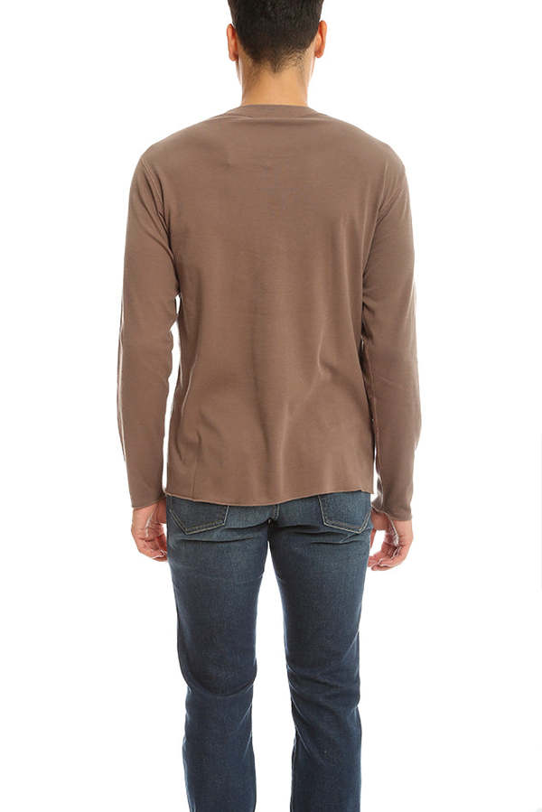 Lucien Pellat-Finet Embroidered Leaf Tee - Brown | Garmentory