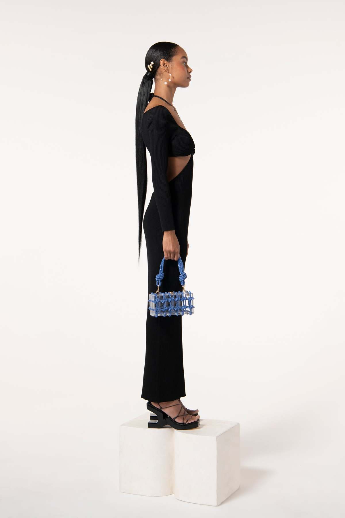 Cult Gaia Enzo Knit Dress - Black | Garmentory