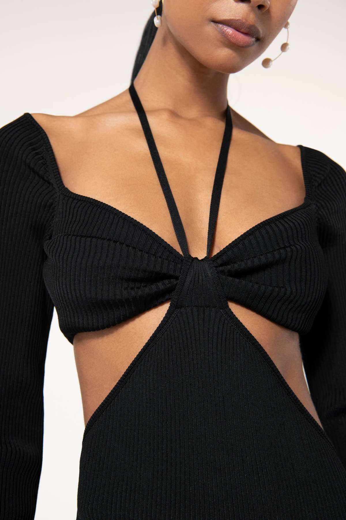 Cult Gaia Enzo Knit Dress - Black | Garmentory Cult Gaia Enzo Knit Dress - Black | Garmentory