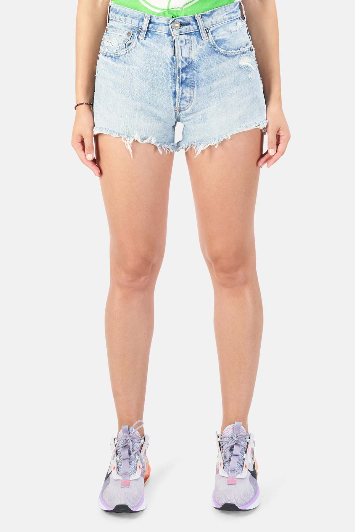 MOUSSY Etna Shorts - Light Blue - Image 1 of 4