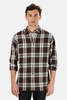 Blue&Cream Flannel Shirt - Black/Red - Thumbnail 1