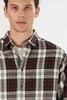 Blue&Cream Flannel Shirt - Black/Red - Thumbnail 4