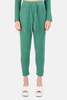 The Tile Club Florence Ribbed Cashmere Pants - Green - Thumbnail 1