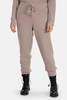 The Tile Club Florence Ribbed Cashmere Pants - Mauve - Thumbnail 1