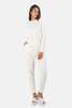 The Tile Club Florence Ribbed Cashmere Pants - White - Thumbnail 5