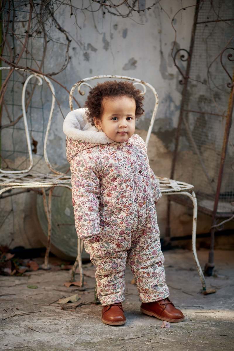 Kids Louise Misha Drisella Pilot Jumpsuit - Cream Savage Garden