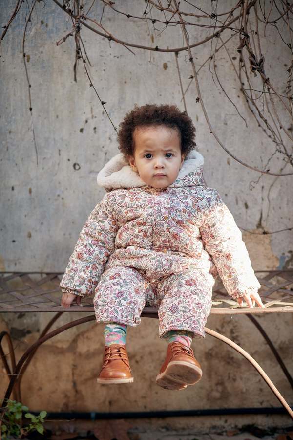 Kids Louise Misha Drisella Pilot Jumpsuit - Cream Savage Garden