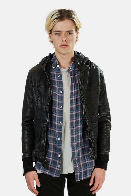 Giorgio Brato Military Leather Jacket - Military | Garmentory