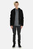 Giorgio Brato Shearling Fur Hoodie Jacket - Nero - Thumbnail 5