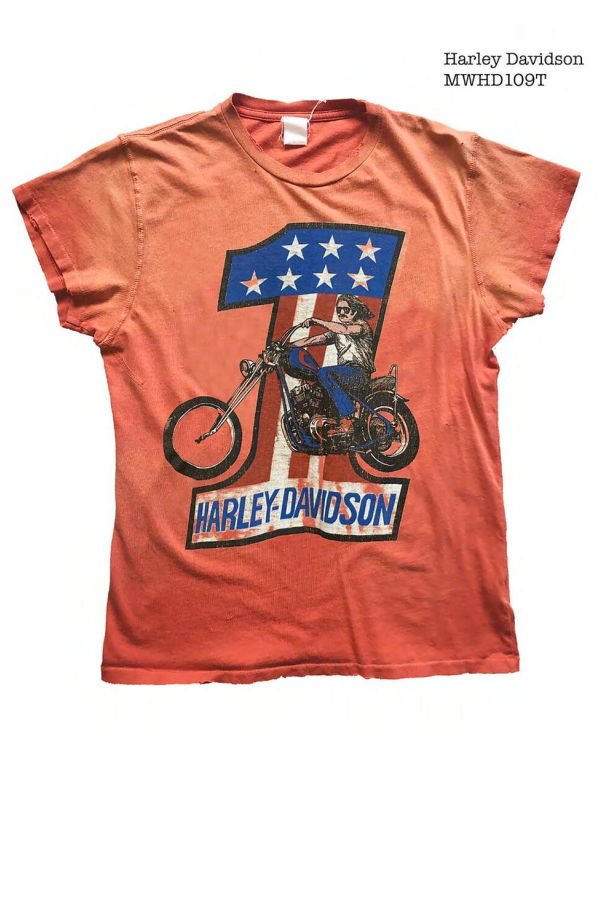 MadeWorn Harley Davidson #1 Tee - Orange Crush