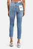 RE/DONE High Rise Ankle Crop Jean - Worn Indigo - Thumbnail 4