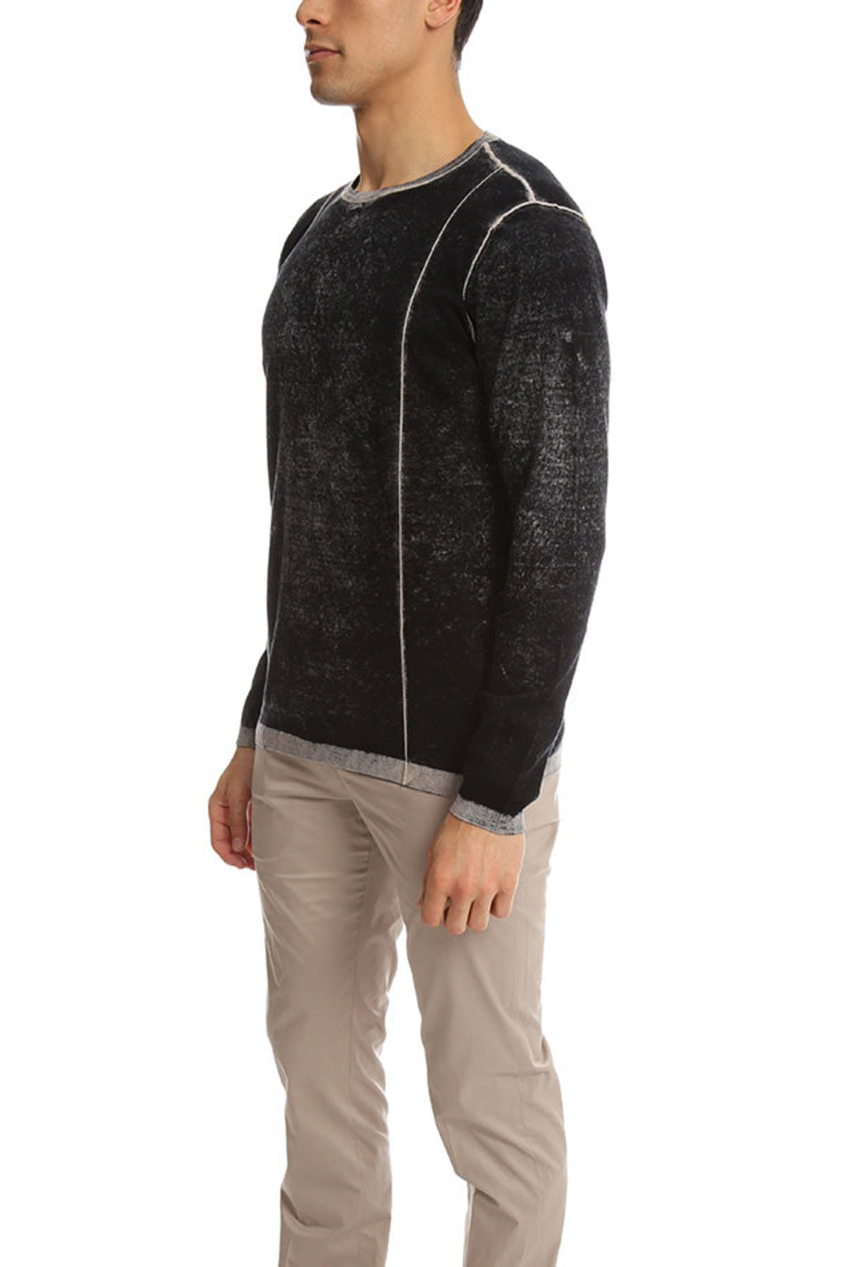 Blue&Cream Inked Crew - Black - Image 2 of 4