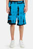 Cotton Citizen Jackson Shorts - Dark Aqua Tie Dye - Thumbnail 1