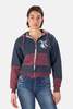 Blue&Cream Windmill Colorblock Hoodie - Navy/Maroon - Thumbnail 1