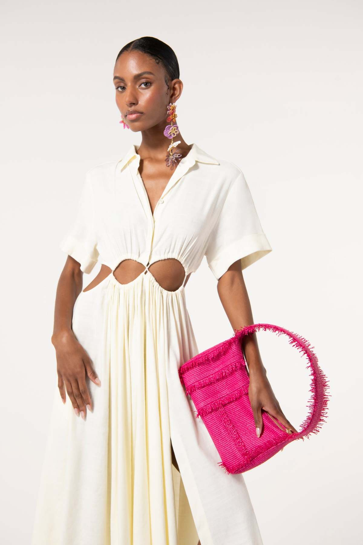 Cult Gaia Keegan Dress - Off White | Garmentory