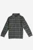 Kids Blue&Cream Dior Flannel Shirt - Green - Thumbnail 1