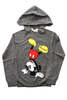 Little Eleven Paris Bickey Jacquard Mickey Hoody - Dark Grey - Thumbnail 1