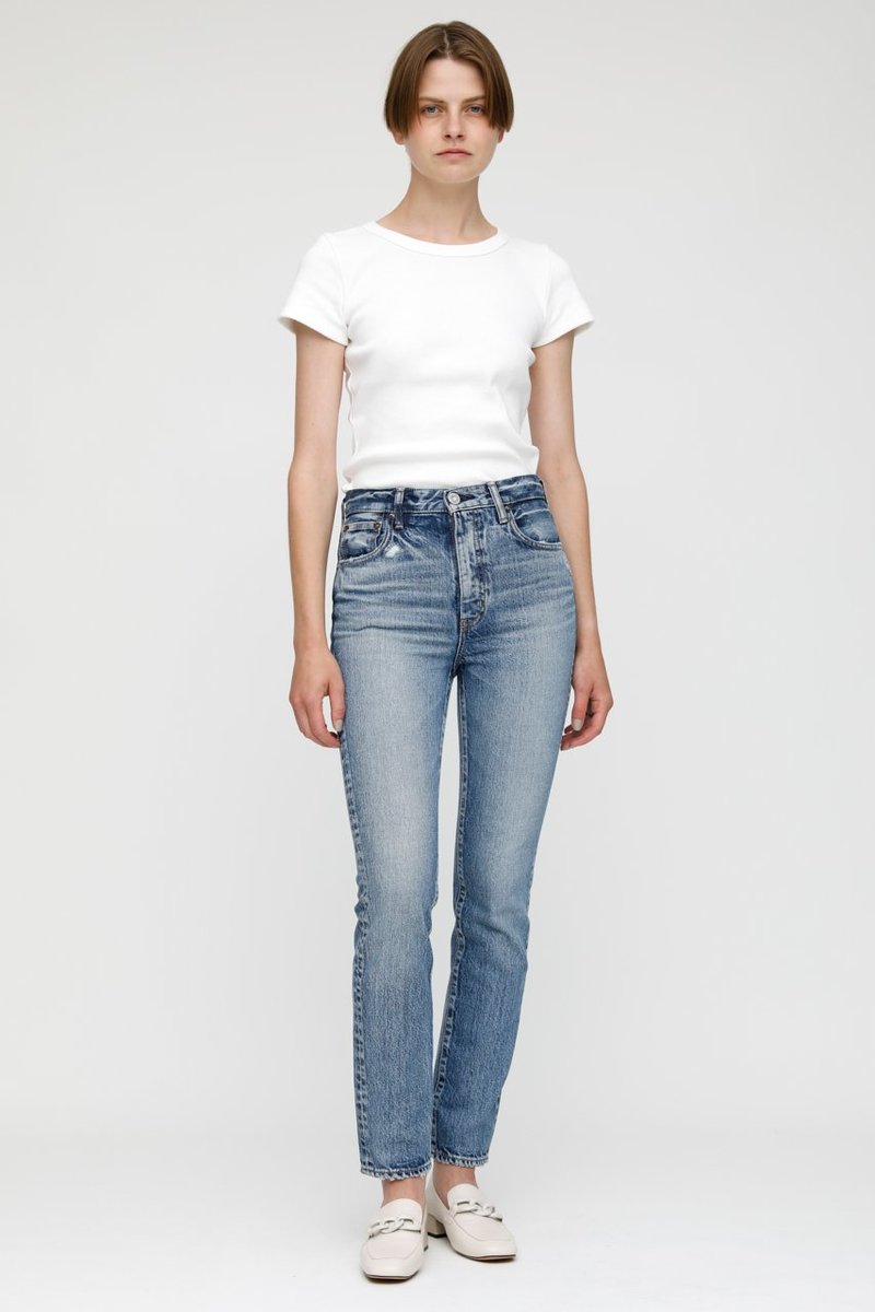 MOUSSY Lombard Slim Straight Jean - Blue