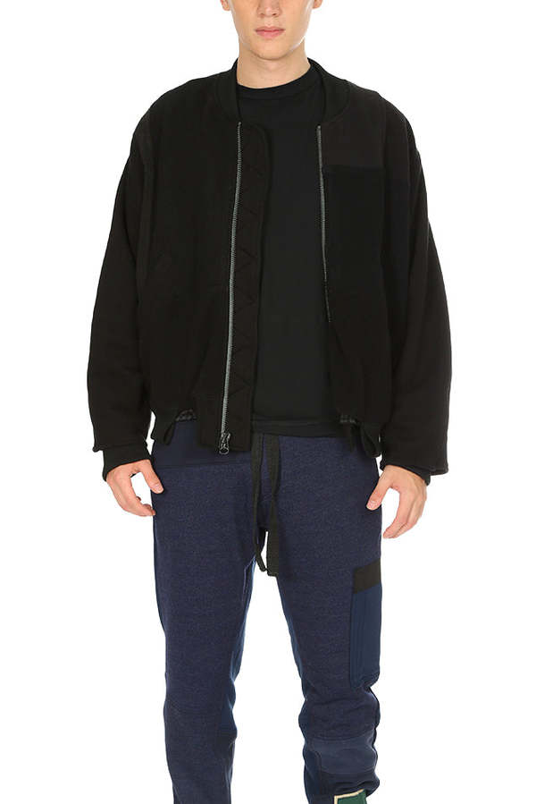 Long Journey Lining Bomber - Black