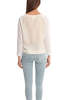 By Malene Birger Vinda Slub Jersey Crewneck - White - Thumbnail 3
