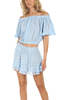 Sunday Saint-Tropez Loulou Top - Mediterranean Blue - Thumbnail 1
