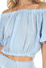 Sunday Saint-Tropez Loulou Top - Mediterranean Blue - Thumbnail 4