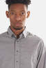 Blue&Cream Gingham Micro Check Button Down - Black Micro Check - Thumbnail 4