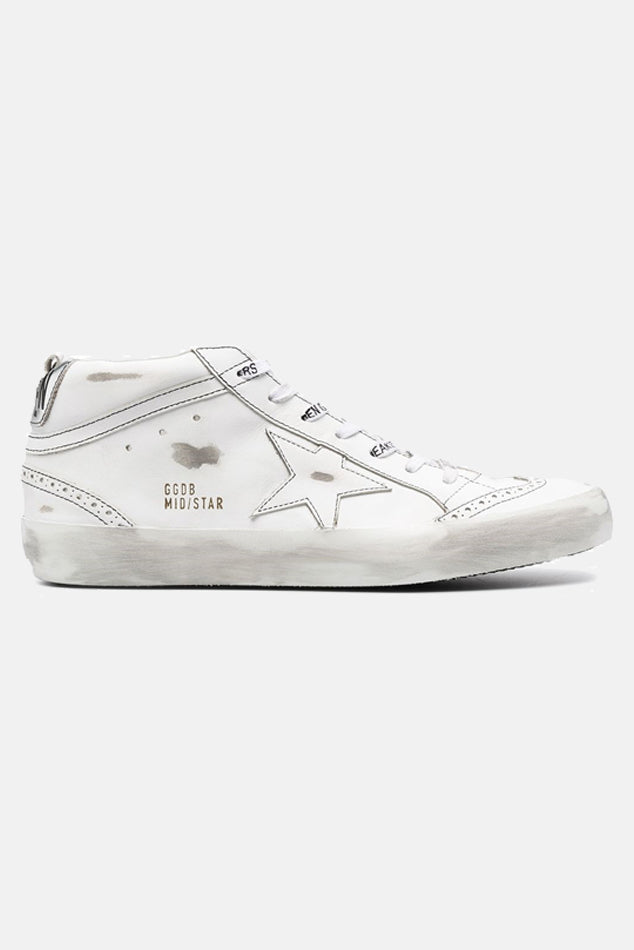 golden goose mid star white