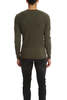 3.1 Phillip Lim Incomplete Waffle Henley LS - Military Green - Thumbnail 3