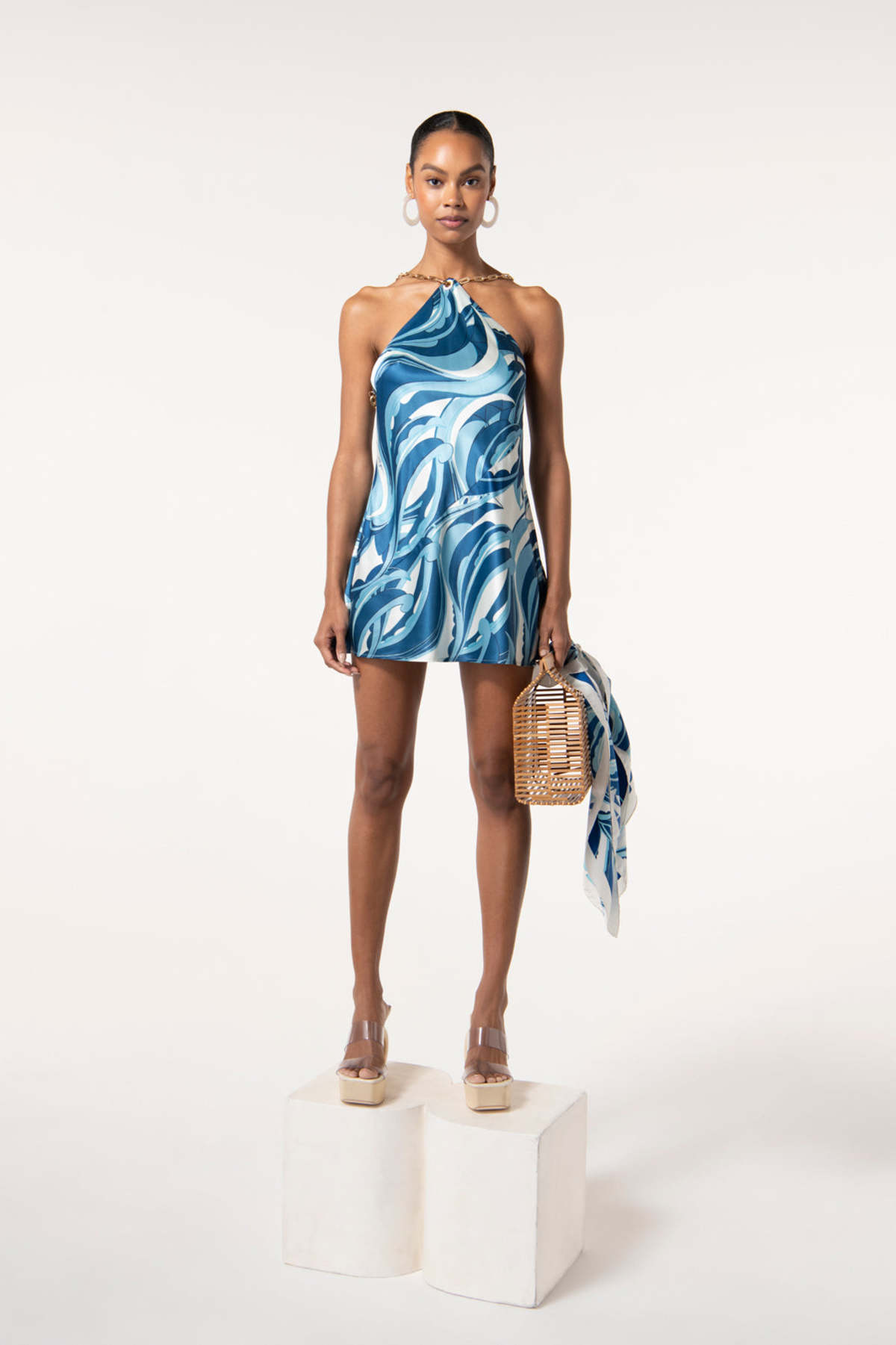 ウエア PEARLY GATES - SUIC GOLF / Pile Mini Dress in Aqua Cult Gaia Minna Dress - Persian Blue Paisley | Garmentory