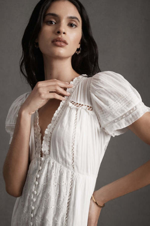 Nessie Dress in Fleurs De Bordeaux main image 0