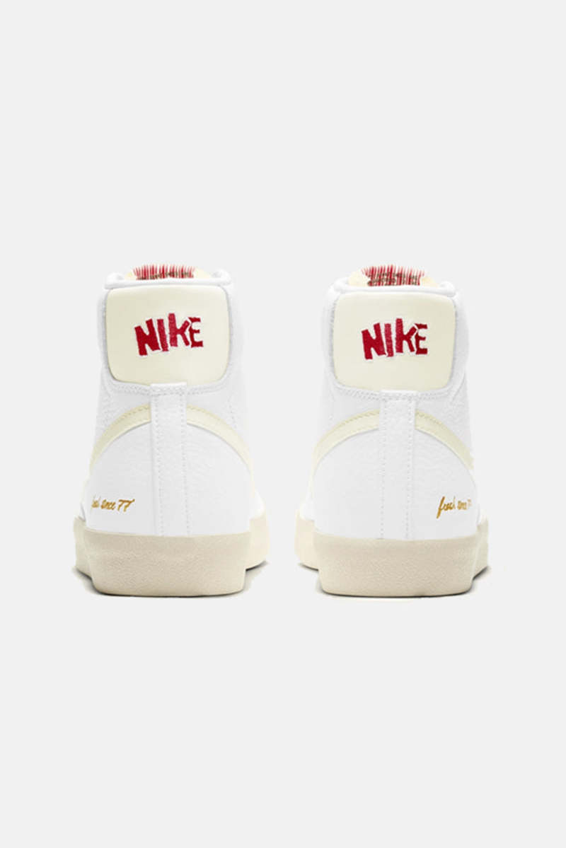 Nike Blazer Mid 77 Popcorn Sneakers - White/Coconut Milk