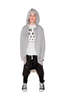 Kids NUNUNU Cape - Heather Grey - Thumbnail 1