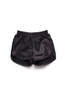 Kids Nununu Leather Gym Shorts - Black - Thumbnail 2