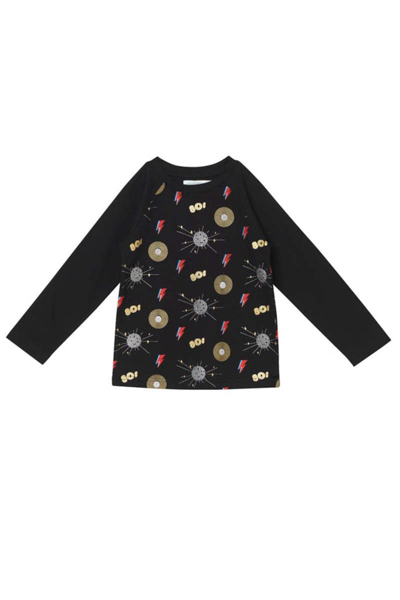 Kids Oaks of Acorn Disco Party Jackson T-Shirt - Black Kids Oaks of Acorn Disco Party Jackson T-Shirt - Black