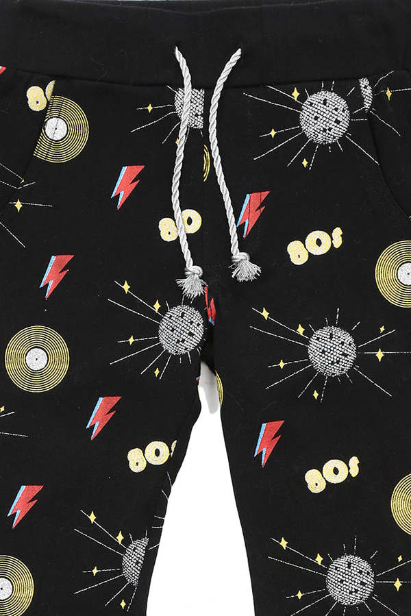 Kids Oaks of Acorn Disco Party Sweatpants - Black/Multi Kids Oaks of Acorn Disco Party Sweatpants - Black/Multi