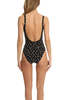 Lucien Pellat-Finet One Piece Swimsuit - Black - Thumbnail 3