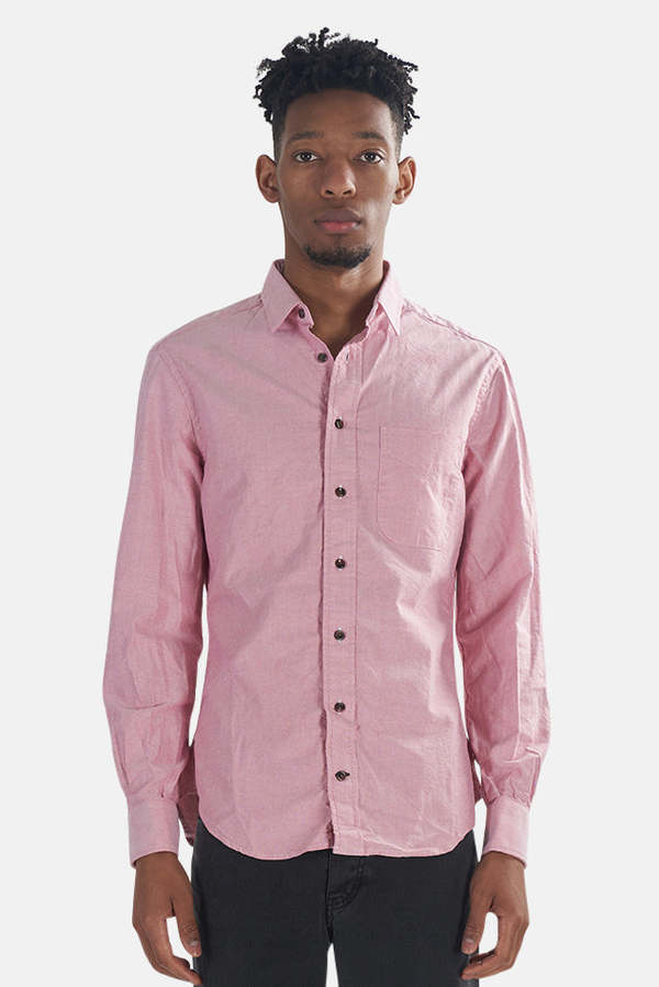 Blue&Cream Oxford Shirt - Rose