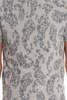 Lucien Pellat-Finet Paisley Print Tee - Grey/Blue - Thumbnail 4