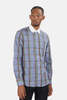 Blue&Cream Key Collar Shirt - Blue Plaid - Thumbnail 2