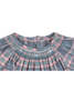 Kids Poeme & Poesie Plaid Smocked Top - Pink/Blue Plaid - Thumbnail 2