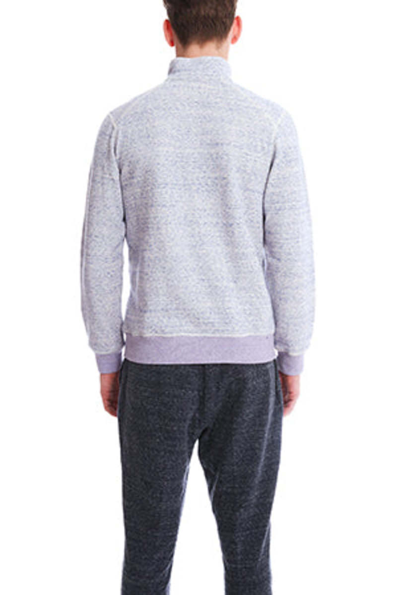 Blue&Cream Pop Collar top - Lavender