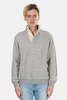Blue&Cream Pop Collar Pullover - Heather Grey - Thumbnail 1