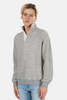 Blue&Cream Pop Collar Pullover - Heather Grey - Thumbnail 2