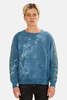 Remi Relief Tie Dye Fleece Crewneck - Indigo - Thumbnail 1
