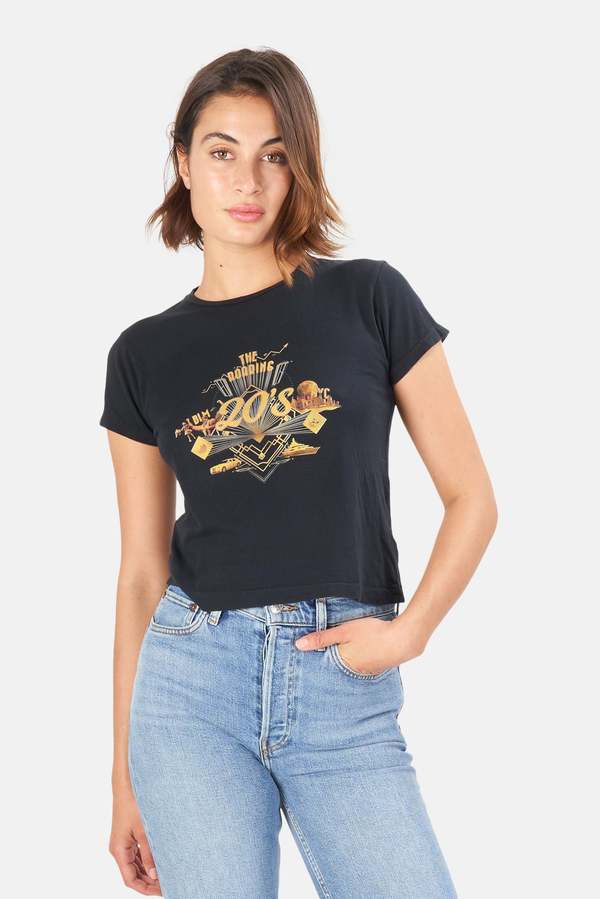 Blue&Cream Roaring 20s Tee - Black