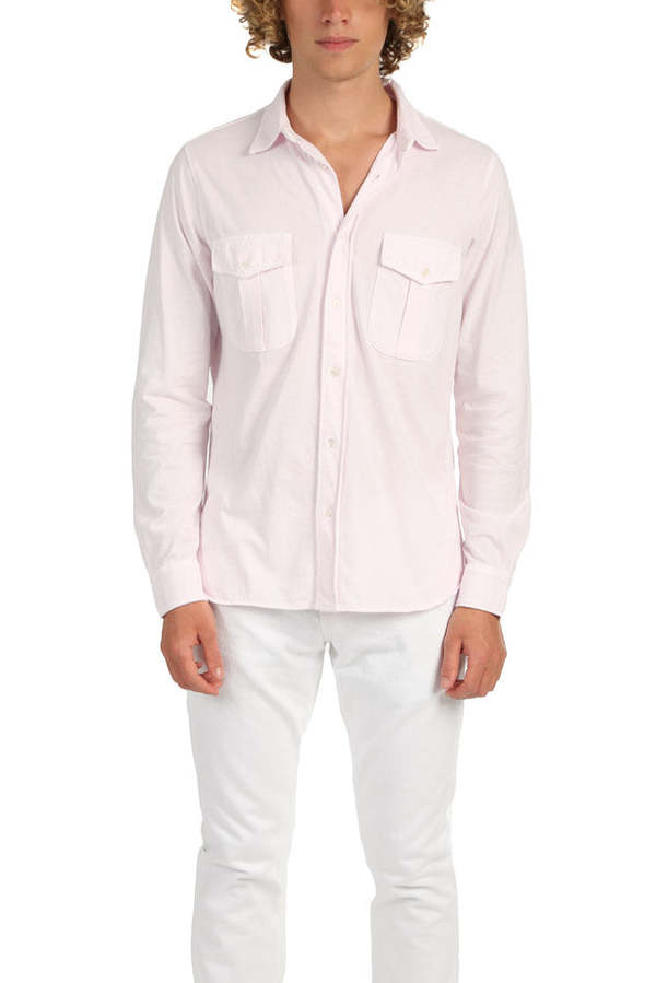 Aspesi Rosa Pali Aspesi Jersey Shirt - Rosa Pali Aspesi Rosa Pali Aspesi Jersey Shirt - Rosa Pali